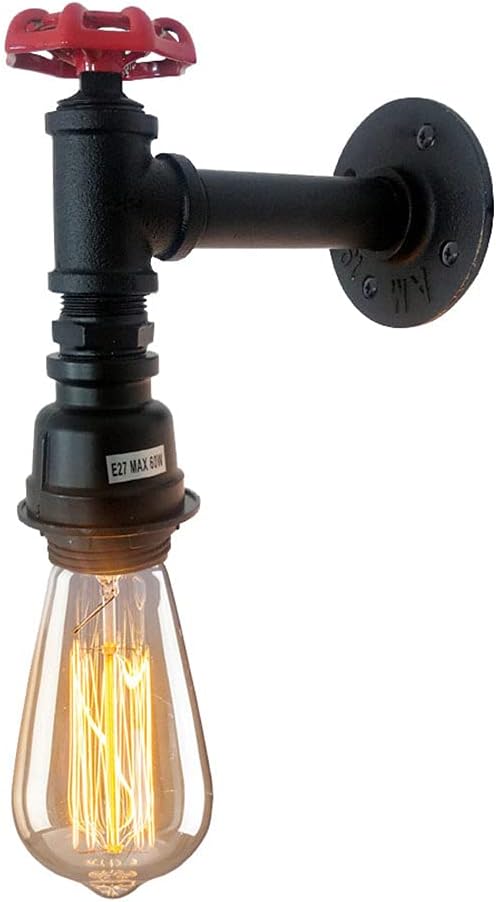 Retro Industrial Pipe Wall Sconce Light Fixture