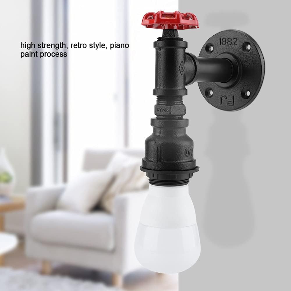 Retro Industrial Pipe Wall Sconce Light Fixture