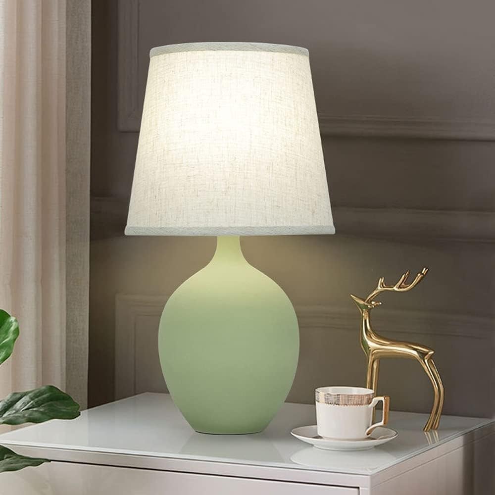 Textured Ceramic Modern Bedside Lamp