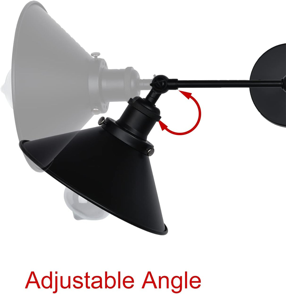 Industrial Black Pipe Bathroom Wall Sconce