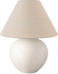 Contemporary Cream Ceramic Table Lamp