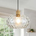 Adjustable Glass Kitchen Pendant Light Fixture