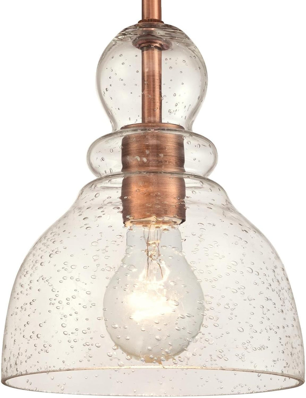 Adjustable Clear Glass Mini Pendant Light Fixture