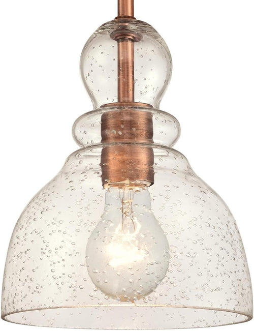 Adjustable Clear Glass Mini Pendant Light Fixture