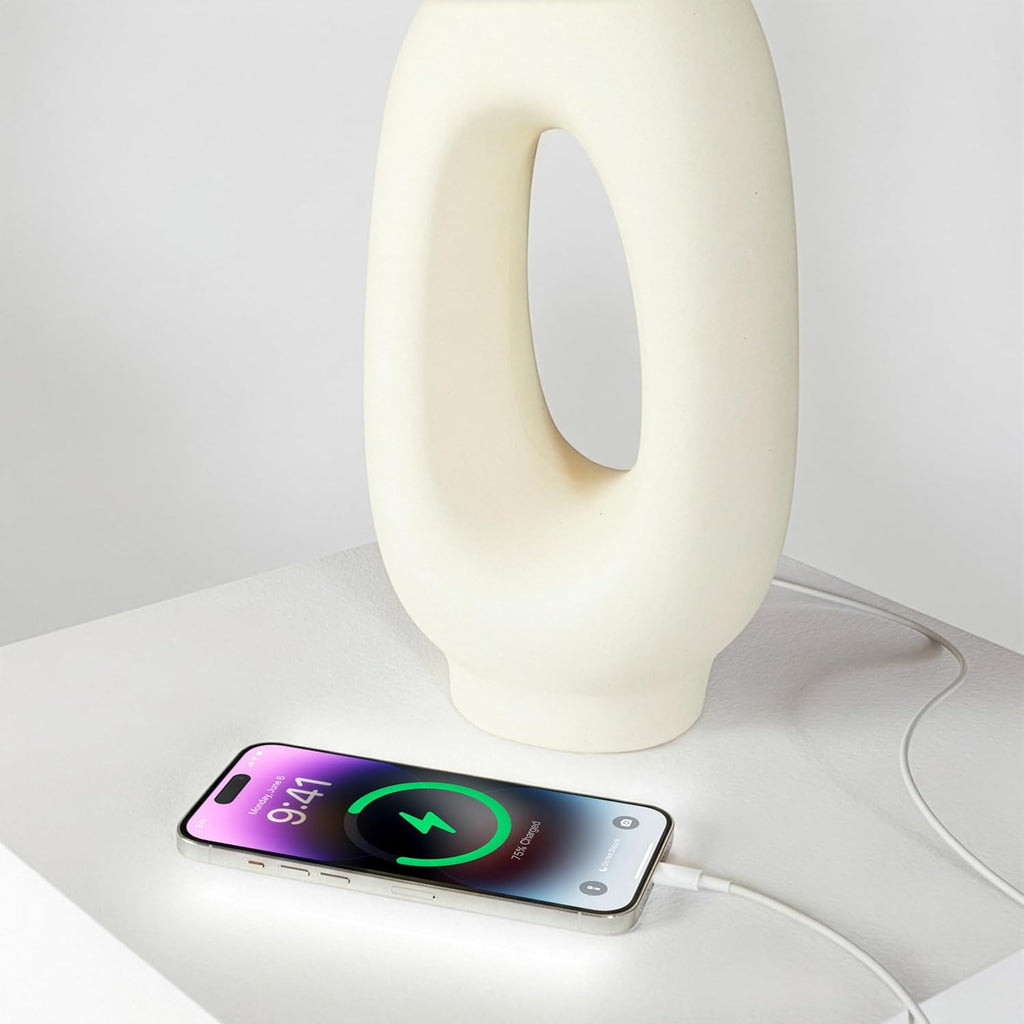 Modern Ceramic LED Bedside Table Lamp
