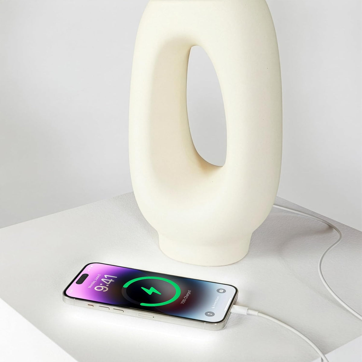 Modern Ceramic LED Bedside Table Lamp