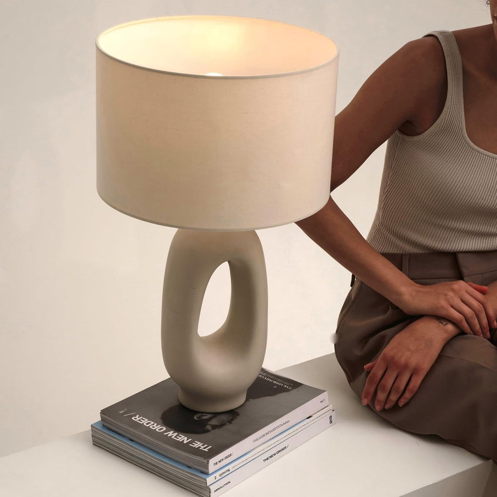 Modern Ceramic LED Bedside Table Lamp