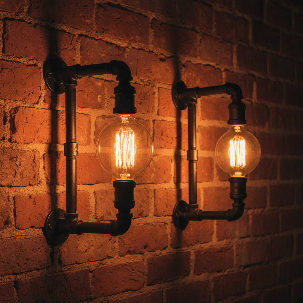 Industrial Pipe Wall Sconces